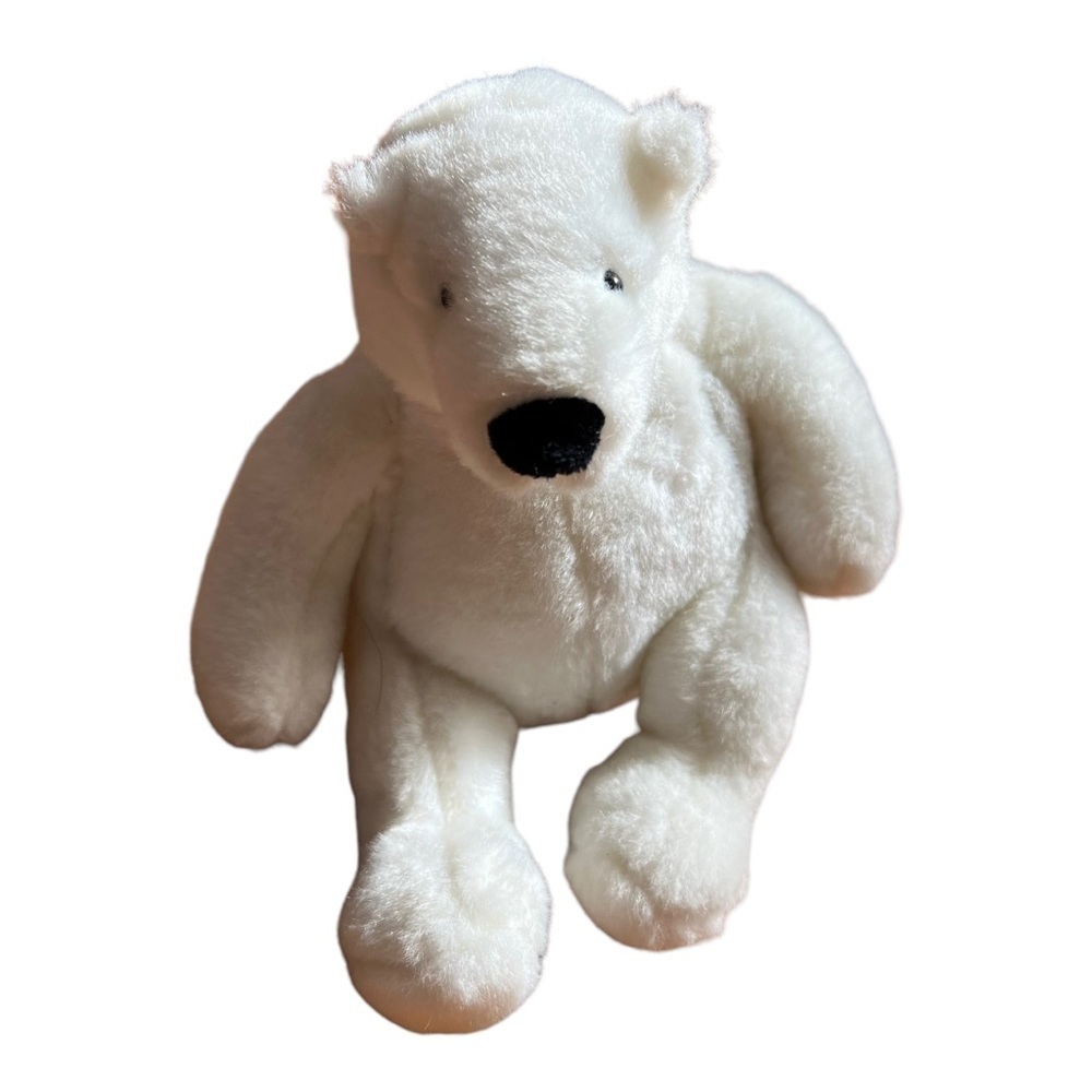 Coca-Cola White Polar Bear Plush Stuffed‎ Animal Soft Adorable Cuddly 7”